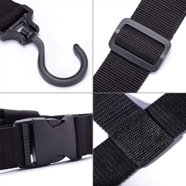 BASSDASH Fishing Wader Boot Hanger Adjustable Strap for Storage Drying - Image 5
