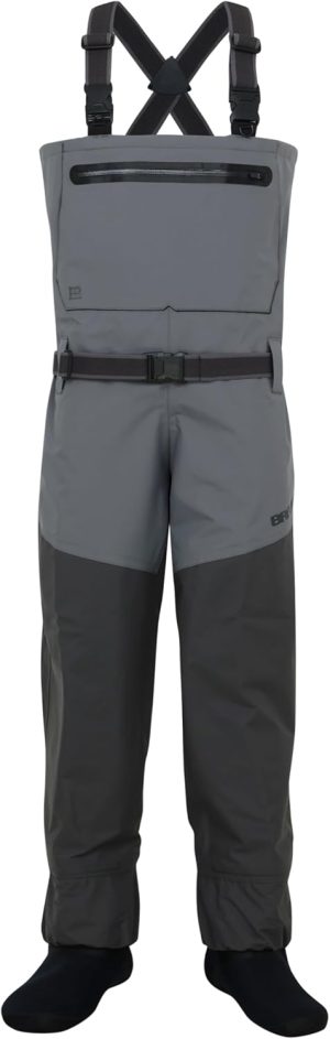 MAX COMFORT Breathable Waterproof Chest StockingFoot Chest Wader for Fishing, Hunting, Kayaking