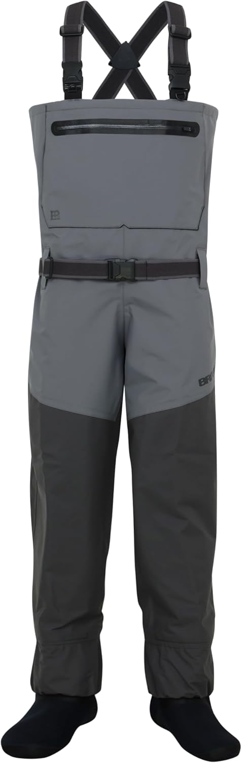 MAX COMFORT Breathable Waterproof Chest StockingFoot Chest Wader for Fishing, Hunting, Kayaking