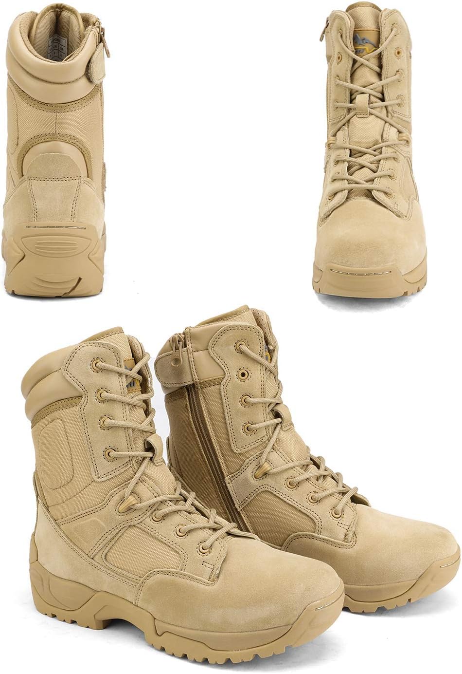 NORTIV 8 Men's Military Tactical Work Boots Hiking Motorcycle Combat Boots Response - Image 7